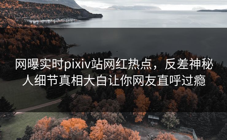 网曝实时pixiv站网红热点，反差神秘人细节真相大白让你网友直呼过瘾